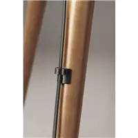 Hama podlahový TV stojan Real Wood, 400x400, drevo