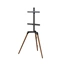 Hama podlahový TV stojan Real Wood, 400x400, drevo
