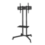 Hama podlahový TV stojan Trolley, pojazdný, 600x400