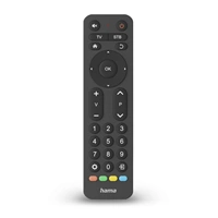 Hama univerzálny diaľkový ovládač 2v1 Zapper, kompaktný, veľké tlačidlá