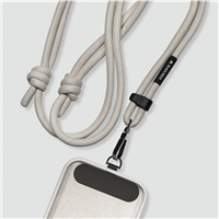 Black Rock Universal Lanyard, šnúrka na mobil, s karabínkou, 30-60 cm, farba Old White