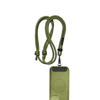 Black Rock Universal Lanyard, šnúrka na mobil, s karabínkou, 30-60 cm, olivová zelená