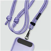 Black Rock Universal Lanyard, šnúrka na mobil, s karabínkou, 30-60 cm, fialová