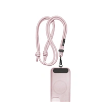 Black Rock Universal Lanyard, šnúrka na mobil, s karabínkou, 30-60 cm, bledoružová