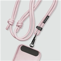 Black Rock Universal Lanyard, šnúrka na mobil, s karabínkou, 30-60 cm, bledoružová