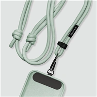 Black Rock Universal Lanyard, šnúrka na mobil, s karabínkou, 30-60 cm, šalviová zelená