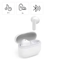 Hama Bluetooth slúchadlá Freedom Light II, kôstky, biele
