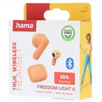 Hama Bluetooth slúchadlá Freedom Light II, kôstky, oranžové