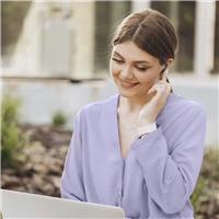 Hama Bluetooth slúchadlá Freedom Buddy II, štuple, modré