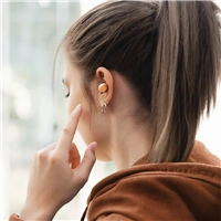 Hama Bluetooth slúchadlá Freedom Buddy II, štuple, oranžové