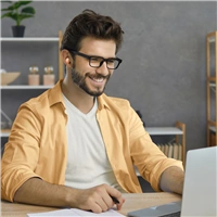 Hama Bluetooth slúchadlá Freedom Buddy II, štuple, oranžové