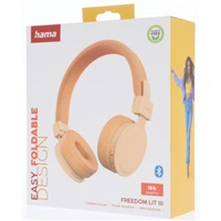 Hama Bluetooth slúchadlá Freedom Lit III, on-ear, oranžové