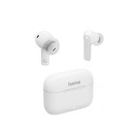 Hama Bluetooth slúchadlá Passion Clear II, štuple, ANC/ENC, aplikácia, biele