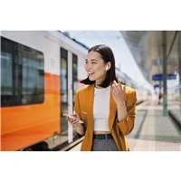 Hama Bluetooth slúchadlá Passion Clear II, štuple, ANC/ENC, aplikácia, biele