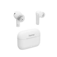 Hama Bluetooth slúchadlá Passion Clear II, štuple, ANC/ENC, aplikácia, biele