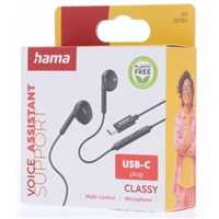 Earbuds Stereo EP Classy black