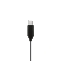 Hama USB-C slúchadlá s mikrofónom Calm, mini štuple, čierne