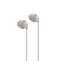 Hama USB-C slúchadlá s mikrofónom Calm, mini štuple, béžové