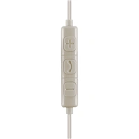 Hama USB-C slúchadlá s mikrofónom Calm, mini štuple, béžové