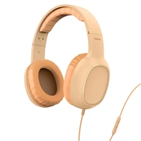 Hama USB-C slúchadlá s mikrofónom Fun C, uzavreté, oranžové