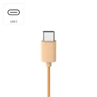 Hama USB-C slúchadlá s mikrofónom Fun C, uzavreté, oranžové