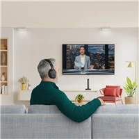 Hama bezdrôtové TV slúchadlá, nabíjacia základňa s 2,4 GHz vysielačom, Bluetooth