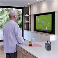 Hama bezdrôtový prenosný TV reproduktor, nabíjacia základňa s 2,4 GHz vysielačom, Bluetooth