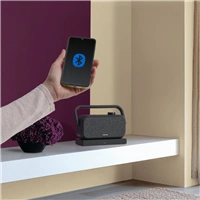 Hama bezdrôtový prenosný TV reproduktor, nabíjacia základňa s 2,4 GHz vysielačom, Bluetooth