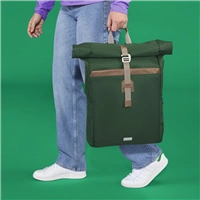 Hama Silvan, ruksak na notebook do 16,2" (41 cm), recyklovaný polyester, zelený