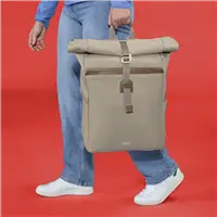 Hama Silvan, ruksak na notebook do 16,2" (41 cm), recyklovaný polyester, béžový