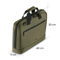 Hama Ultra Lightweight, taška na notebook, 34-36 cm (13,3"-14,1"), recyklovaný polyester, olivová
