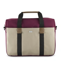 Hama Silvan, taška na notebook, pre 34-36 cm (13,3-14,1"), recyklovaný polyester, béžová/bordová
