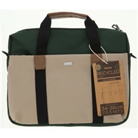 Hama Silvan, taška na notebook, pre 34-36 cm (13,3-14,1"), recyklovaný polyester, béžová/zelená