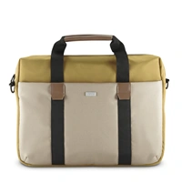 Hama Silvan, taška na notebook, pre 34-36 cm (13,3-14,1"), recyklovaný polyester, béžová/žltá
