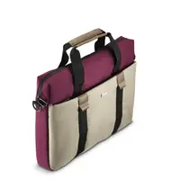 Hama Silvan, taška na notebook, pre 40-41 cm (15,6-16,2"), recyklovaný polyester, béžová/bordová