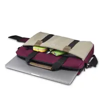 Hama Silvan, taška na notebook, pre 40-41 cm (15,6-16,2"), recyklovaný polyester, béžová/bordová