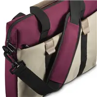 Hama Silvan, taška na notebook, pre 40-41 cm (15,6-16,2"), recyklovaný polyester, béžová/bordová