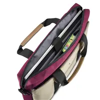 Hama Silvan, taška na notebook, pre 40-41 cm (15,6-16,2"), recyklovaný polyester, béžová/bordová