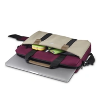 Hama Silvan, taška na notebook, pre 40-41 cm (15,6-16,2"), recyklovaný polyester, béžová/bordová