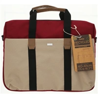 Hama Silvan, taška na notebook, pre 40-41 cm (15,6-16,2"), recyklovaný polyester, béžová/bordová