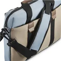Hama Silvan, taška na notebook, pre 40-41 cm (15,6-16,2"), recyklovaný polyester, béžová/bledomodrá