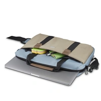 Hama Silvan, taška na notebook, pre 40-41 cm (15,6-16,2"), recyklovaný polyester, béžová/bledomodrá
