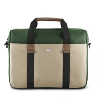 Hama Silvan, taška na notebook, pre 40-41 cm (15,6-16,2"), recyklovaný polyester, béžová/zelená