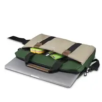 Hama Silvan, taška na notebook, pre 40-41 cm (15,6-16,2"), recyklovaný polyester, béžová/zelená