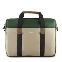 Hama Silvan, taška na notebook, pre 40-41 cm (15,6-16,2"), recyklovaný polyester, béžová/zelená