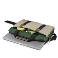 Hama Silvan, taška na notebook, pre 40-41 cm (15,6-16,2"), recyklovaný polyester, béžová/zelená