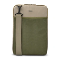 Hama To Go, obal na notebook/tablet, uhlopriečka do 31 cm (12,1"), popruh na rameno, béžový/zelený
