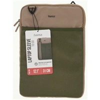 Hama To Go, obal na notebook/tablet, uhlopriečka do 31 cm (12,1"), popruh na rameno, béžový/zelený