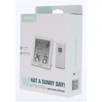 Hama Zakynthos, meteostanica, bezdrôtový senzor, batérie, biela