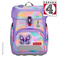 Školská aktovka Step by Step CLOUD FLASH, Butterfly Luna - 5-dielny set, AGR certifikát
